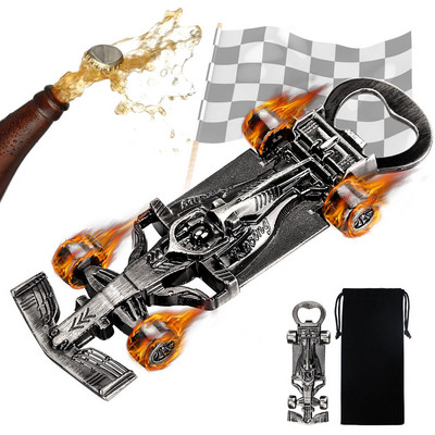 Deschizător de sticle de curse din bronz Cadou nou pentru el Accesorii de bucătărie Deschidetoare de vin cu sac Bar Deschizător de bere Gadget pentru bărbați Cadouri