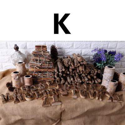 1 tk Retro naturaalne koor Puidust tähed Vintage numbrid Tähestik tahvel Silt Kodukaunistus Pildistamise rekvisiidid Peokontor DIY käsitöö