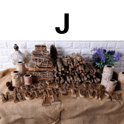 1 tk Retro naturaalne koor Puidust tähed Vintage numbrid Tähestik tahvel Silt Kodukaunistus Pildistamise rekvisiidid Peokontor DIY käsitöö