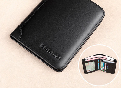 Ανδρικό πορτοφόλι με θήκη για χαρτονομίσματα και έγγραφα