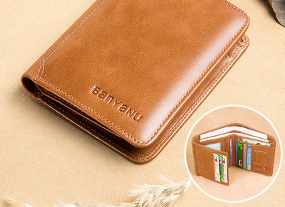 Ανδρικό πορτοφόλι με θήκη για χαρτονομίσματα και έγγραφα