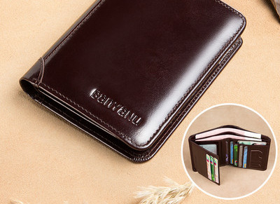 Ανδρικό πορτοφόλι με θήκη για χαρτονομίσματα και έγγραφα