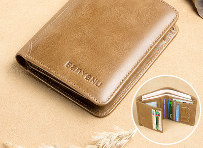 Ανδρικό πορτοφόλι με θήκη για χαρτονομίσματα και έγγραφα