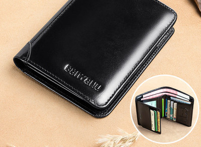 Ανδρικό πορτοφόλι με θήκη για χαρτονομίσματα και έγγραφα