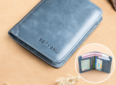 Ανδρικό πορτοφόλι με θήκη για χαρτονομίσματα και έγγραφα