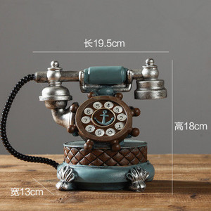 Decorativ Retro dulap de vinuri creativ în stil european sufragerie dormitor decorare acasă ornamente telefon rășină meșteșuguri