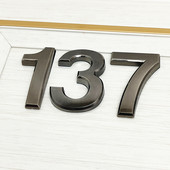 Maja number Hotelli kontori ukse aadressi numbrid kleebisplaadi silt ABS plastikust korteri number uksel 7 cm kaasaegne tahvel