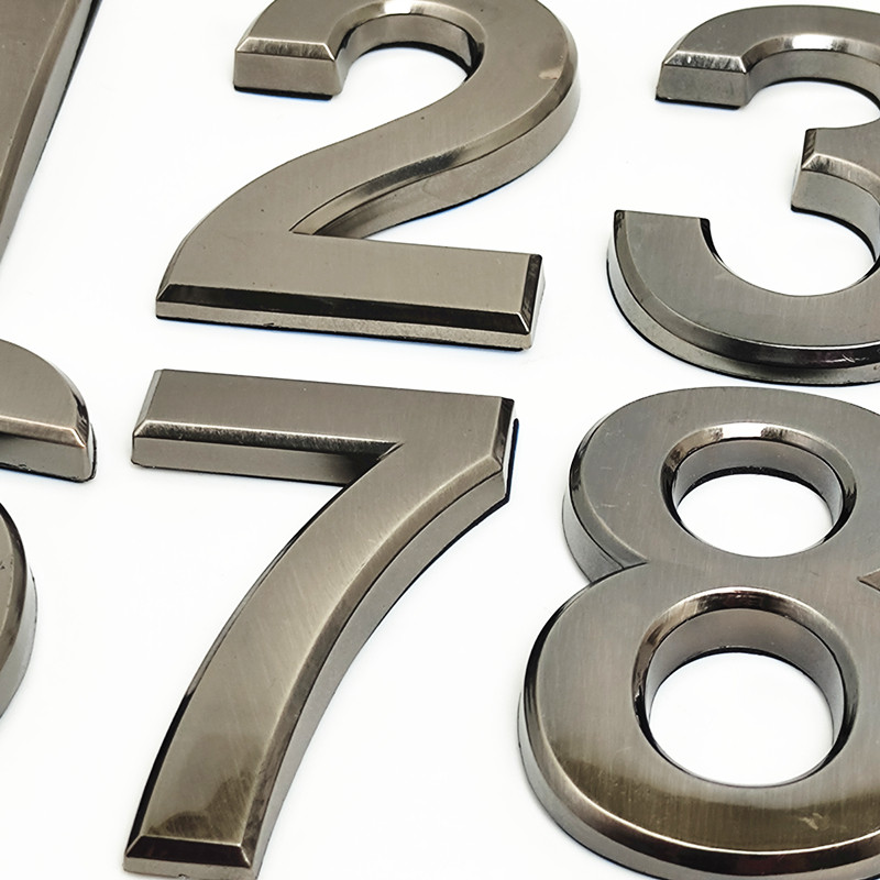 Maja number Hotelli kontori ukse aadressi numbrid kleebisplaadi silt ABS plastikust korteri number uksel 7 cm kaasaegne tahvel