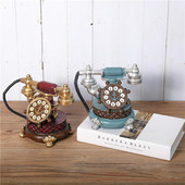 Decorativ Retro dulap de vinuri creativ în stil european living dormitor decorare acasă ornamente telefon rășină meșteșuguri