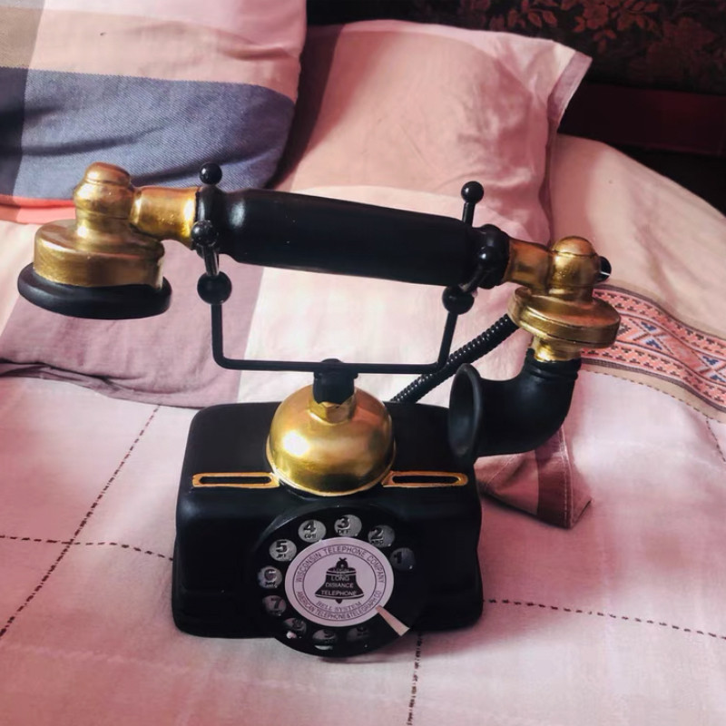 Ρετρό Αμερικάνικη Βιομηχανική Αεροπορική Τηλεφωνική Ρητίνη Διακόσμηση Σαλονιού Προσομοίωση Χειροτεχνία Διακόσμηση Ντουλάπας κρασιού