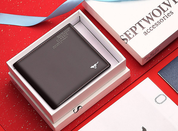 Portofel barbatesc cu compartiment pentru carduri si bancnote