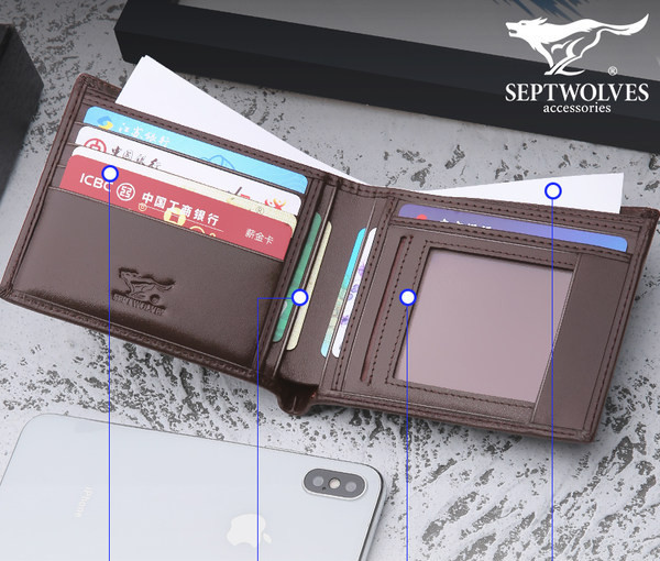 Portofel barbatesc cu compartiment pentru carduri si bancnote