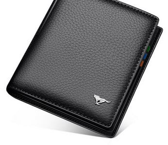 Férfi pénztárca - fém elemmel
