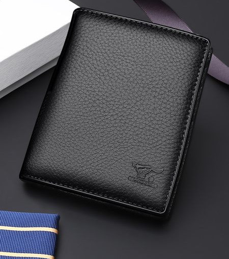 Férfi pénztárca - fém elemmel