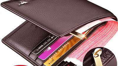 Uus mudel ökonahast meeste rahakott kirjaga