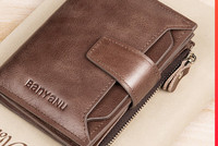 Portofel barbatesc din piele ecologica cu inscriptie