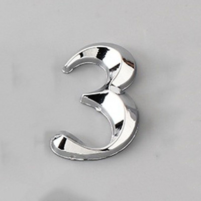 Lipnūs 3D namų numerių lipdukai Butas Viešbutis Biuro durų adresas Durų lentelės skaitmenys ABS plastikinė etiketė