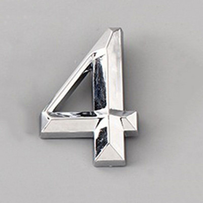 Lipnūs 3D namų numerių lipdukai Butas Viešbutis Biuro durų adresas Durų lentelės skaitmenys ABS plastikinė etiketė