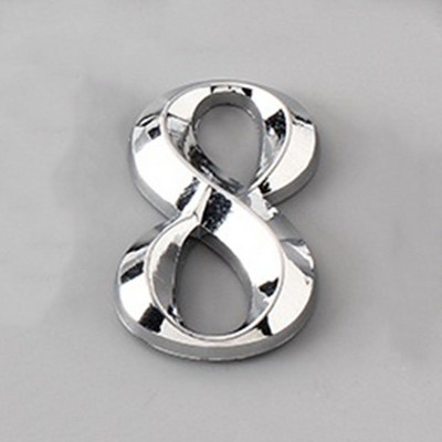 Lipnūs 3D namų numerių lipdukai Butas Viešbutis Biuro durų adresas Durų lentelės skaitmenys ABS plastikinė etiketė