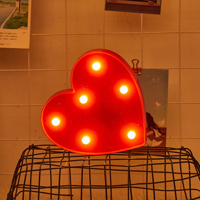 16/22cm isetehtud helendavad tuled LED-kirjaga öövalgusti loominguline tähestikuline numbrilamp akulamp Romantiline pulmapeo kaunistus