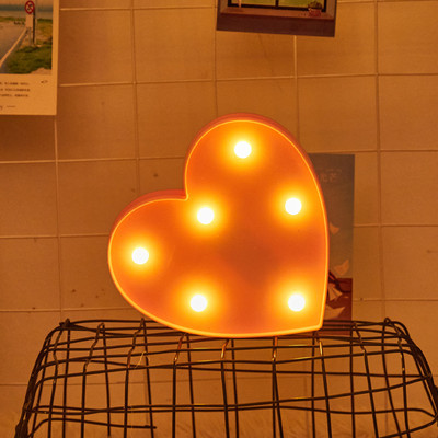 16/22cm isetehtud helendavad tuled LED-kirjaga öövalgusti loominguline tähestikuline numbrilamp akulamp Romantiline pulmapeo kaunistus