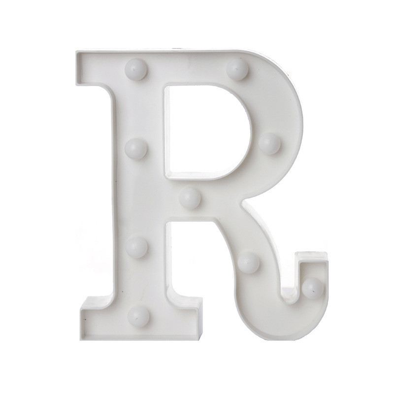 16/22cm isetehtud helendavad tuled LED-kirjaga öövalgusti loominguline tähestikuline numbrilamp akulamp Romantiline pulmapeo kaunistus