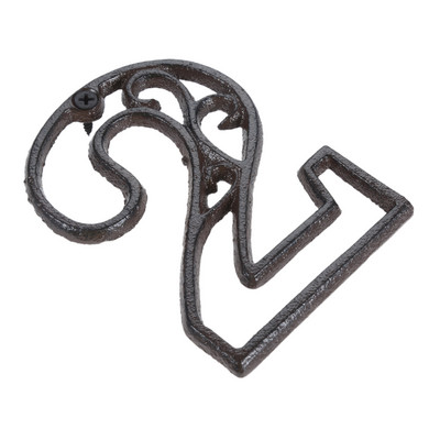 Semn cu numere metalice 0-9, industrial, din fontă, cu goluri digitale, pentru ușă, ornament de perete, acasă/hotel/cafenea bar/cutie poștală/placă