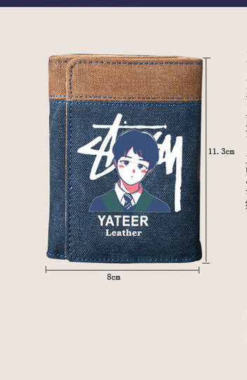 Portofel bărbătesc din pânză imprimată