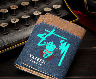 Portofel bărbătesc din pânză imprimată