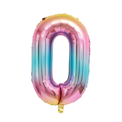 Ükssarviku sünnipäeva õhupallid peokaunistused Vikerkaare fooliuminumbrid õhupallid sünnipäevapeo kaunistused lastele kingitus beebi duši gloobused