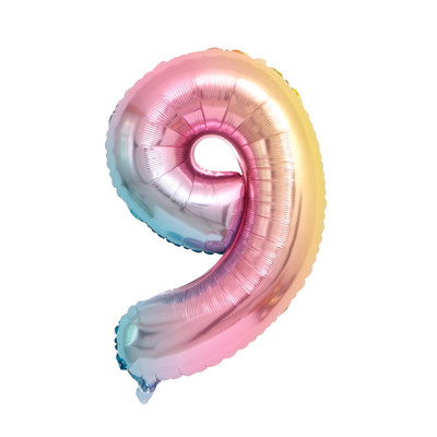 Ükssarviku sünnipäeva õhupallid peokaunistused Vikerkaare fooliuminumbrid õhupallid sünnipäevapeo kaunistused lastele kingitus beebi duši gloobused