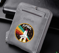 Portofel barbatesc model nou din piele artificiala cu fermoar