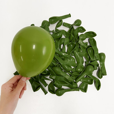 10/20/30 buc. Baloane verzi retro cafea kaki piele de coco avocado verde globuri din latex pentru decorațiuni de naștere decor petrecere de Crăciun