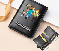 Portofel barbatesc din piele ecologica - cu inscriptie