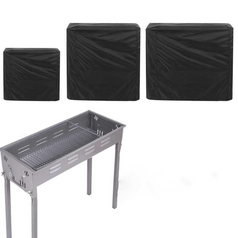 Ūdensnecaurlaidīgs grila pārsegs Putekļu necaurlaidīgs poliestera šķiedras audums Liels grila pārsegs Gāzes grila grila pārsegs iekšpagalma aizsargam