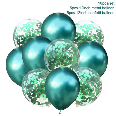 Mix Rose Gold Lateks õhupallid Konfeti õhupallid Sünnipäevapeo Sisustus Laste Pulma Sünnipäevakaunistus Heeliumi Baloon Baby Shower Globos