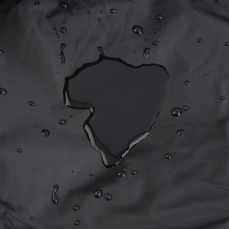 Melns ūdensnecaurlaidīgs grila pārsegs BBQ piederumi Grila pārsegs Pretputekļu lietus gāzes kokogles elektriskais grila grils 4 izmēri