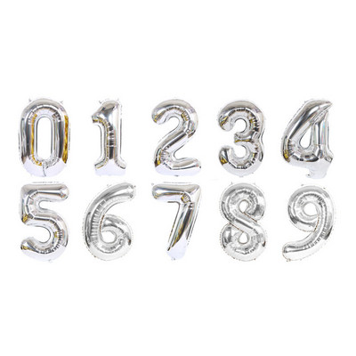16/32/40 inch, curcubeu, aur, balon cu număr de aur, decorațiuni pentru petrecerea de nuntă, baloane din folie pentru copii, fată, băiat, jucărie, baby shower