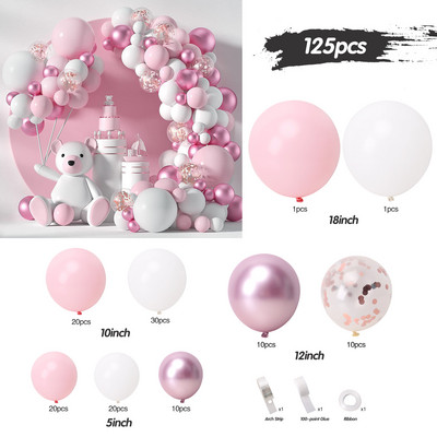 Macaron Rožinis balionas Girliandos Arka Sveikiname kūdikio dušą Valentino diena Gimtadienio vakarėlis Vestuvių papuošimas Jubiliejus Latekso balionas