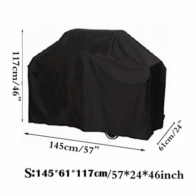 BBQ Grill Барбекю Капак против прах Водоустойчив Weber Heavy Duty Charbroil BBQ Cover Външен дъжд Защитен капак за барбекю 2 Размер
