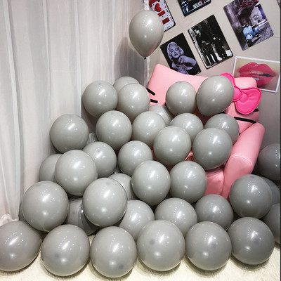 50 ΤΕΜ Χρυσό Ασημί Μαύρο Μεταλλικό Λατέξ Χριστουγεννιάτικα Μπαλόνια ντους μωρού Γάμος Απόκριες Πρωτοχρονιάτικες Διακοσμήσεις για πάρτι γενεθλίων Globos