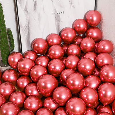 50 ΤΕΜ Χρυσό Ασημί Μαύρο Μεταλλικό Λατέξ Χριστουγεννιάτικα Μπαλόνια ντους μωρού Γάμος Απόκριες Πρωτοχρονιάτικες Διακοσμήσεις για πάρτι γενεθλίων Globos