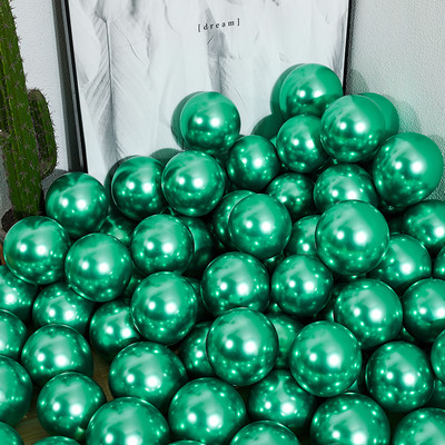 50 ΤΕΜ Χρυσό Ασημί Μαύρο Μεταλλικό Λατέξ Χριστουγεννιάτικα Μπαλόνια ντους μωρού Γάμος Απόκριες Πρωτοχρονιάτικες Διακοσμήσεις για πάρτι γενεθλίων Globos