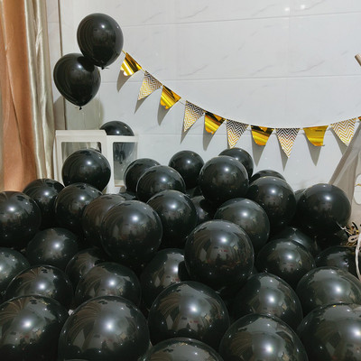 50 ΤΕΜ Χρυσό Ασημί Μαύρο Μεταλλικό Λατέξ Χριστουγεννιάτικα Μπαλόνια ντους μωρού Γάμος Απόκριες Πρωτοχρονιάτικες Διακοσμήσεις για πάρτι γενεθλίων Globos