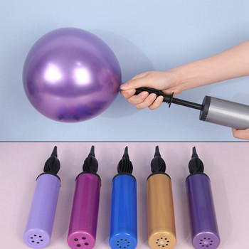 Υψηλής ποιότητας αντλία μπαλονιού φουσκωτή αέρα Hand Push Φορητά Χρήσιμα Αξεσουάρ Μπαλόνι για Γαμήλια Διακόσμηση Γενεθλίων Προμήθειες