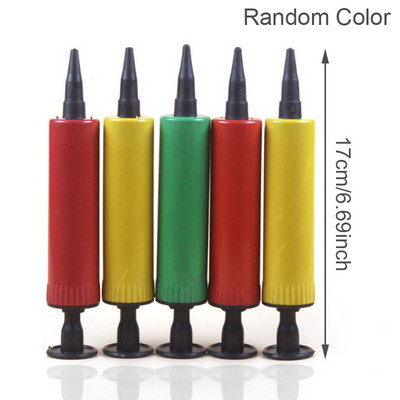 Pompă pentru baloane de înaltă calitate, umflator de aer, împingere manuală, accesorii portabile utile pentru baloane pentru nuntă, pentru petrecerea de naștere, furnituri de decor