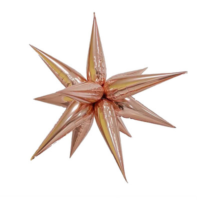 12 buc. Baloane cu stele de explozie, petrecere de aniversare, ceremonie de deschidere, decorare pentru nunta, picătură de apă, con, baloane din folie, articole pentru petreceri