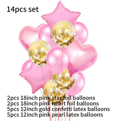 1ος 1 2 3 4 5 6 7 8 9 χρονών Χρόνια πολλά Αριθμός Αλουμινόχαρτο Μπαλόνια Μωρό Κοριτσάκι Διακόσμηση πρώτου πάρτι Παιδικά λάτεξ μακαρόν προμήθειες