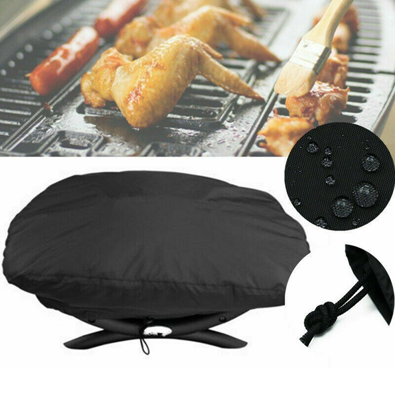 Välistingimustes kasutatavad tolmukindlad veekindlad grillkatted, vihmakindlad välisgrillkatted, ümmargune grill