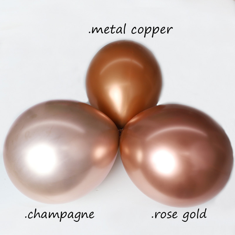 Baloane metalice de 18/12/10/5 inch Baloane din latex metalic cromat pentru baloane de zi de naștere decorațiuni pentru petrecerea de absolvire pentru baby shower